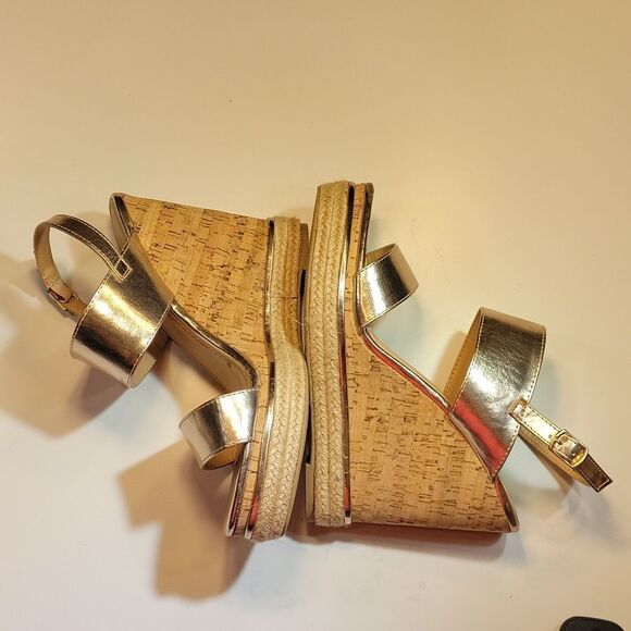 BRAND NEW CHARLOTTE RUSSE CORINNA OPEN TOE WEDGE ANKLE STRAP SANDAL - Picture 12 of 15